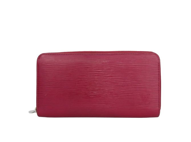 Louis Vuitton Long Wallet in Epi Leather Dark red Fuschia