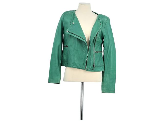 Swildens Green leather jacket