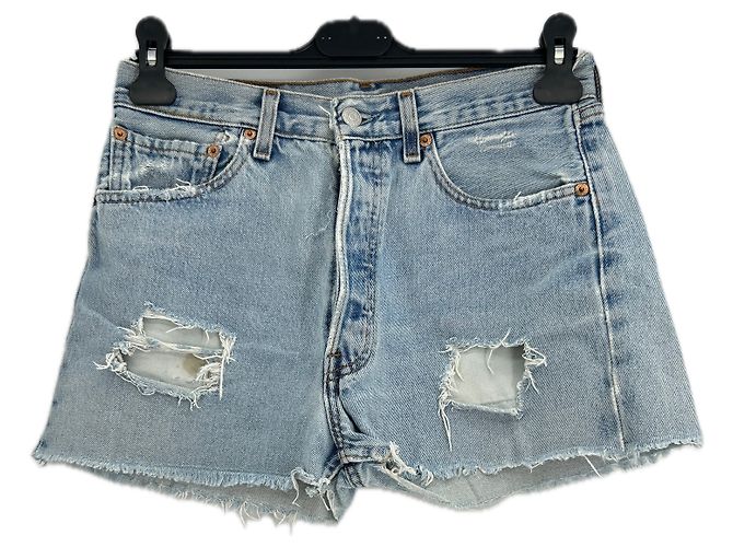 Shorts de mezclilla Levi's 501 azul