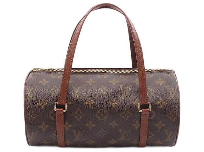 Louis Vuitton Papillon 26 Monogram Handbag Brown Cloth  ref.2297569