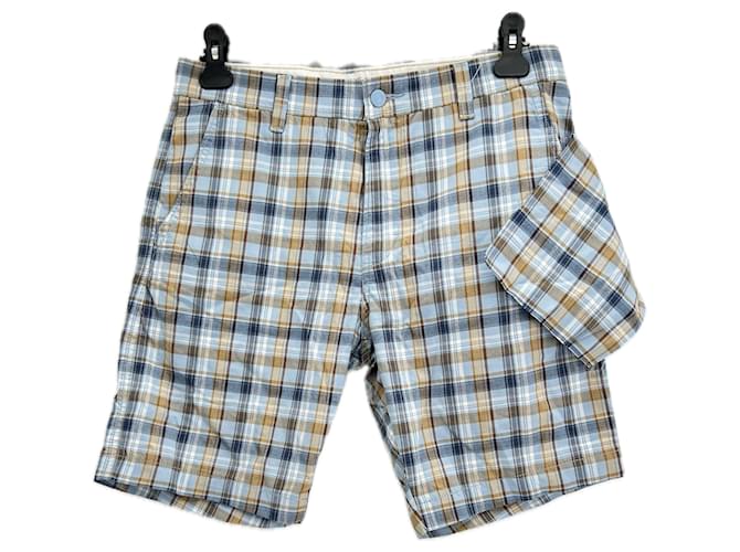 Levi's Bermuda à carreaux Blue Cotton  ref.2297590