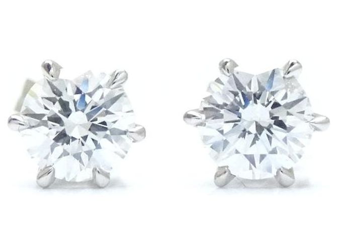 Autre Marque Pendientes de diamante 0,63 ct Pt900 Platino