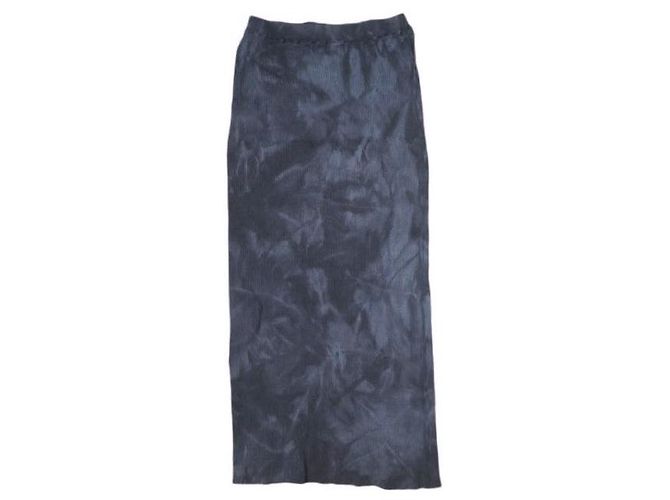 Autre Marque Saia longa de algodão tie-dye Steven Alan Azul Azul marinho
