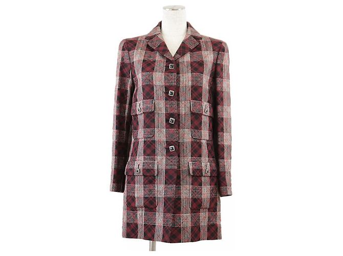 Chaqueta Chanel P33303 Burdeos Negro 36