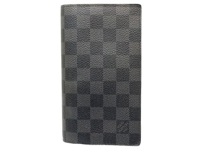 Portafoglio Louis Vuitton Damier Graphite N62665 Nero