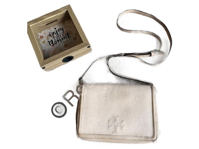 Pequeño bolso Tory Burch rosa pálido – correa ajustable – elegante y práctico