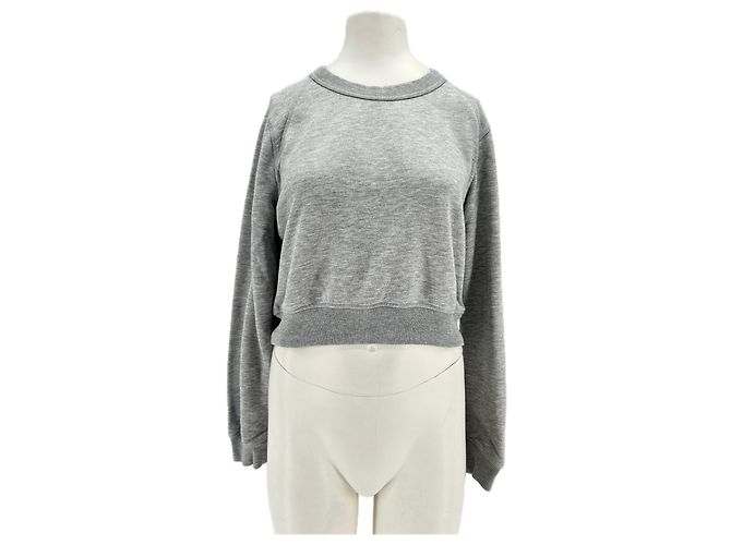 Autre Marque Grauer Baumwoll-Sweatshirt COMPAGNIE DE CALIFORNIE