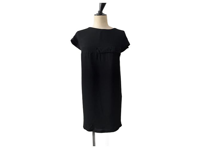 Red Valentino Kleid Schwarz Viscose
