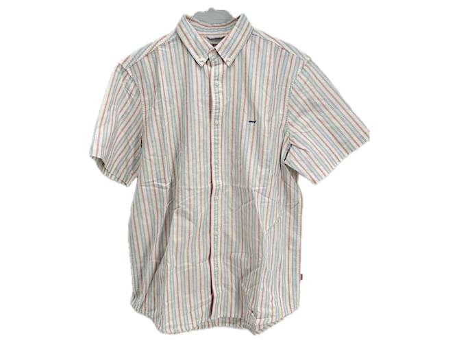 Levi's Chemise à rayures White Cotton  ref.2299456