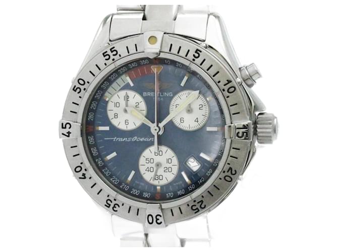 Breitling Transocean Chronograph Steel Quartz Watch  ref.2299588