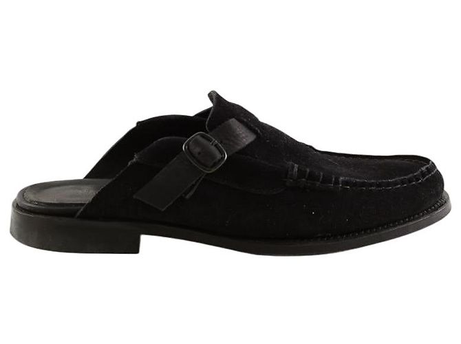 Autre Marque Mocassins en daim noirs