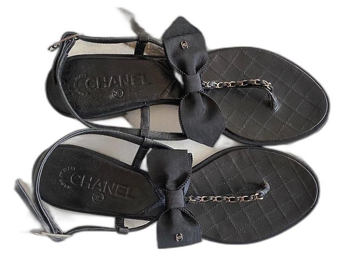 Sandali Chanel Nero