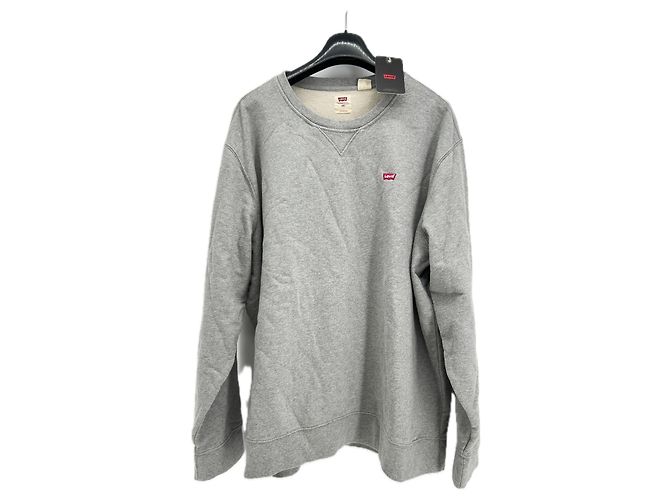 Felpa Levi's in cotone grigia XXL Grigio