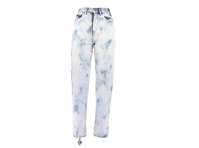 Céline Tie Dye Jeans Blue and White