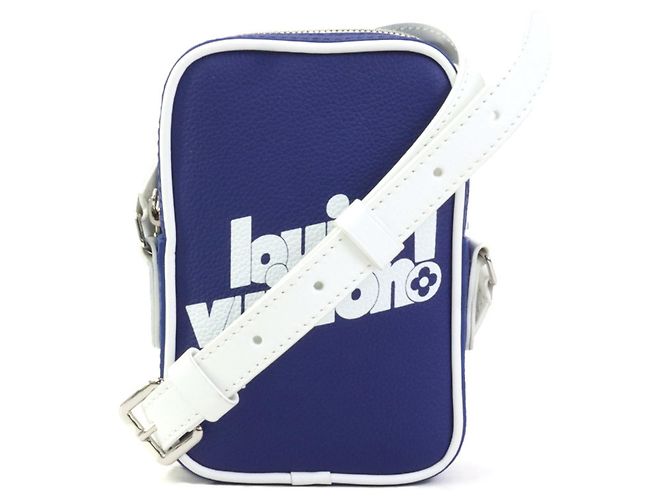 Sac à épaule Louis Vuitton Blanc Bleu