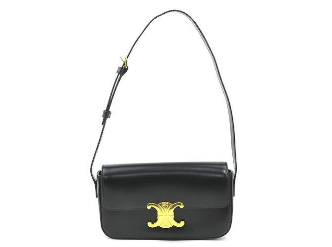Céline Bolsa de Ombro Celine Triomphe Preto