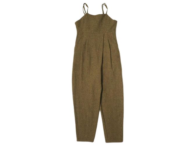 Autre Marque Tuta in tweed LEINWANDE Marrone