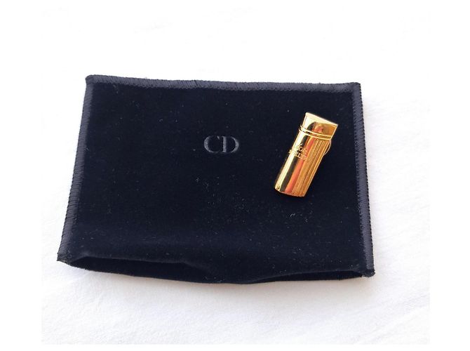 Christian Dior Usado mais recente - com estojo de CD original Dourado Gold hardware
