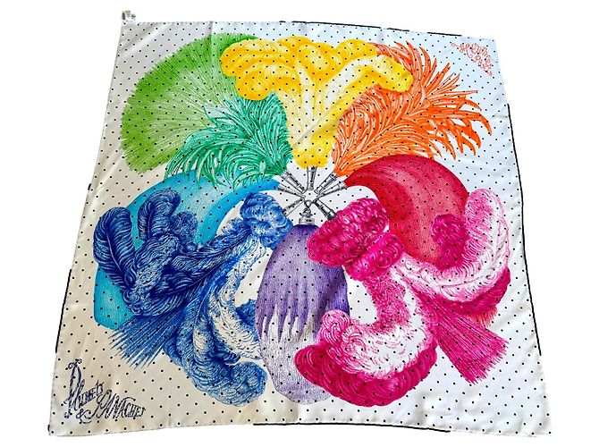Sciarpa di seta Hermès multicolore 90 cm 