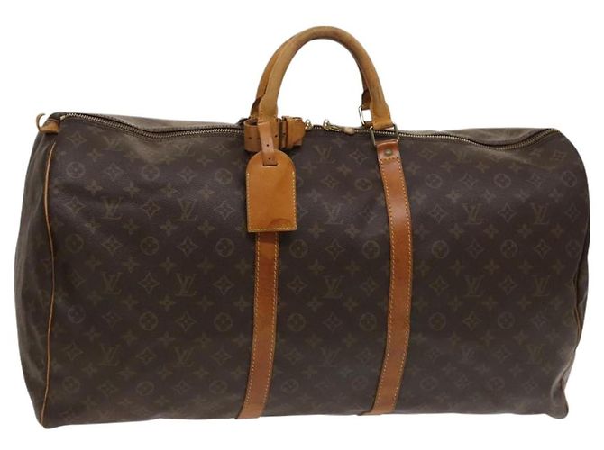 LOUIS VUITTON Monogram Keepall 60 Bolsa Boston M41422 LV Auth fm4719 Monograma