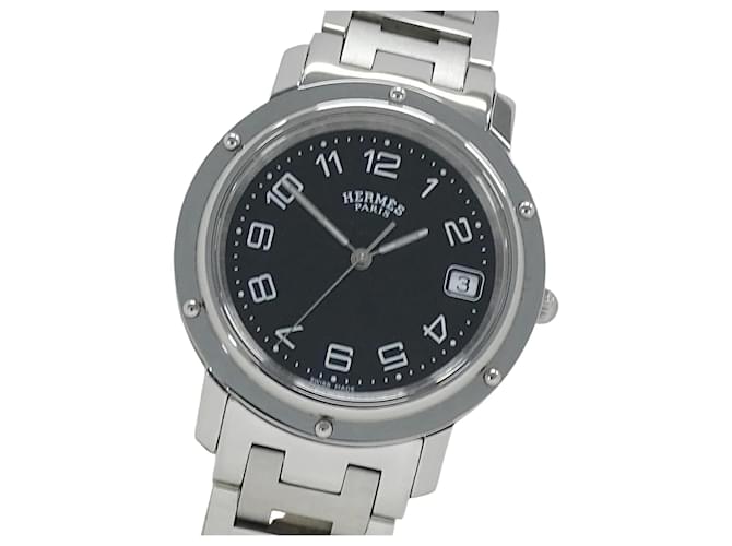 Hermès Hermes Men's Clipper Date Quartz Wristwatch  ref.2303416