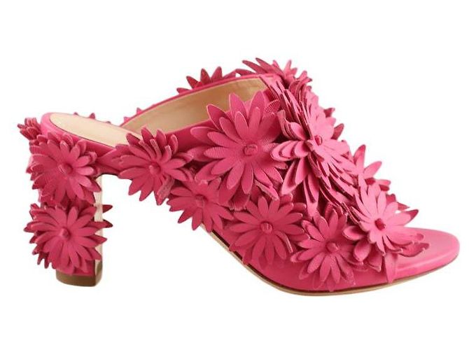 Bruno Magli Beige leather heels