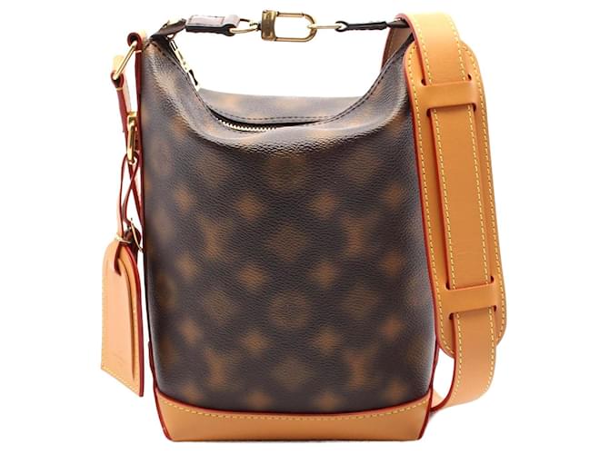 Louis Vuitton Hobo Cruiser PM Shoulder Bag Brown Cloth  ref.2303731