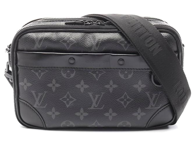 Louis Vuitton Alpha Messenger Bag Black Cloth  ref.2304980