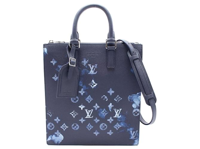 Louis Vuitton Monogram Watercolor Tote Bag Blue Cloth  ref.2305595