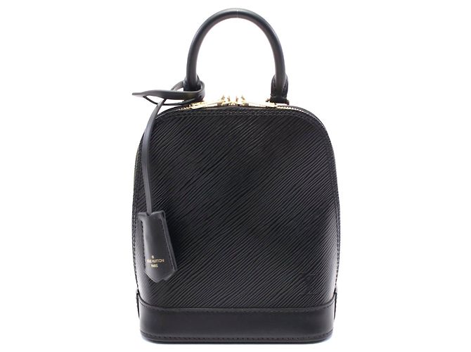 Louis Vuitton Alma Backpack Leather Black