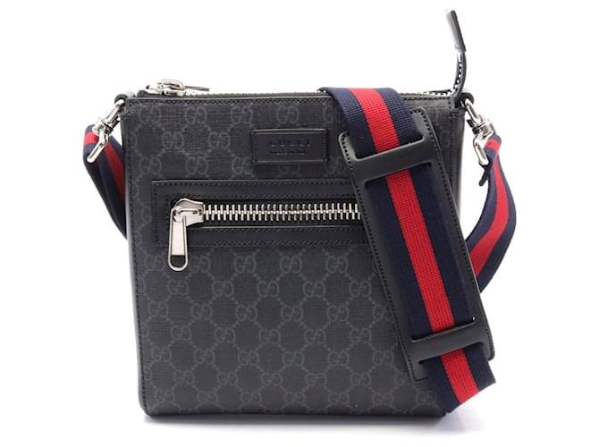 Gucci GG Supreme Small Messenger Bag Black Cloth  ref.2306499