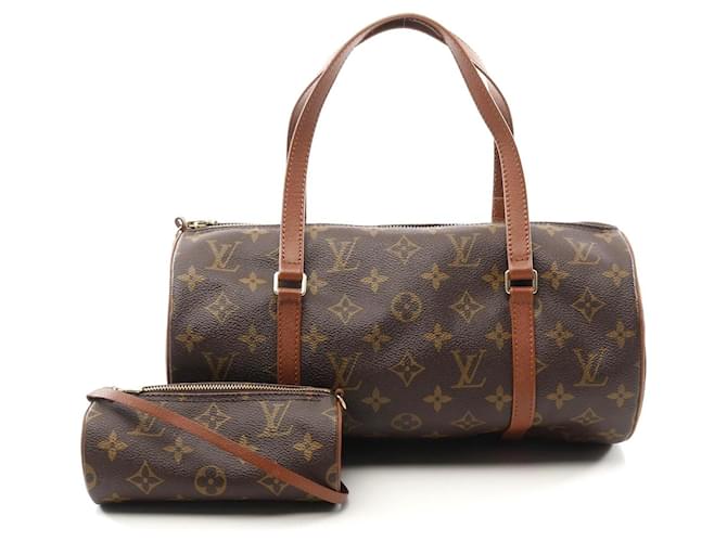 Louis Vuitton Papillon 30 Handbag Monogram Brown Cloth  ref.2306808