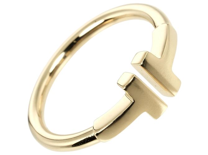 Tiffany T Tiffany & Co Anillo T wire K18 en oro amarillo 2,8g de TIFFANY&Co.