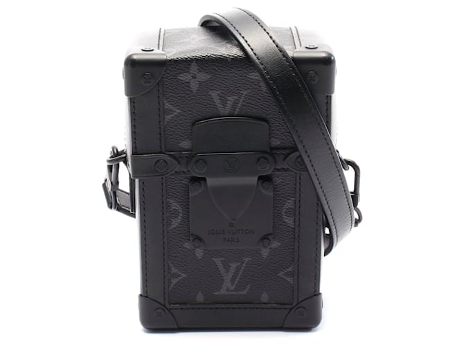 Louis Vuitton Vertical Trunk Wearable Wallet Shoulder Bag Black Cloth  ref.2308069