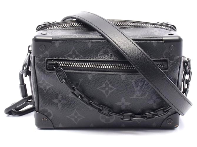Louis Vuitton Mini Soft Trunk Monogram Eclipse Bag Black Cloth  ref.2308207
