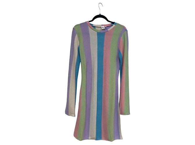 Autre Marque Vestido slip de punto rayado Eydis MC2 Saint Barth Multicolor