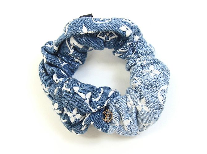 Scrunchie azul Louis Vuitton