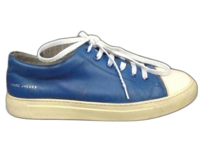 Baskets Marc Jacobs en cuir bleu