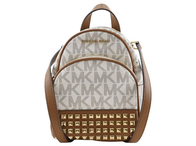 Michael Kors Mini Backpack PVC 35T7GAYB0B White