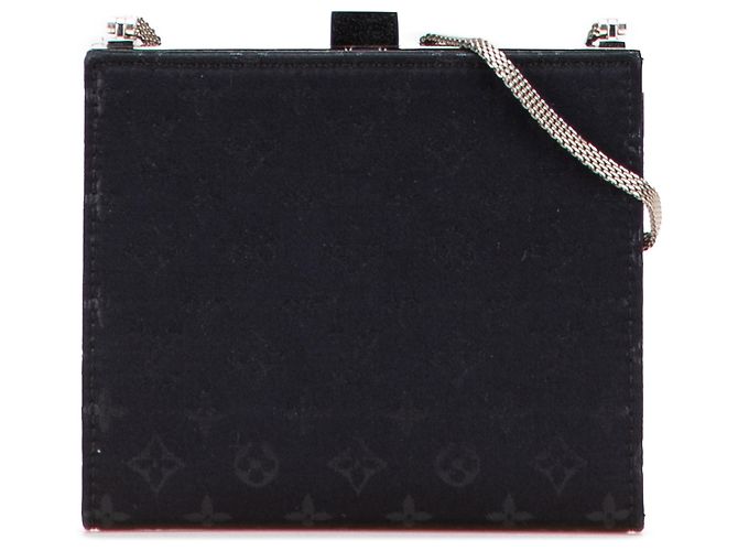 Mini Ange in satin nero Monogram Louis Vuitton
