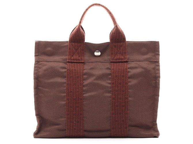 Hermès Hermes Aline PM Nylon Tote Bag Braun