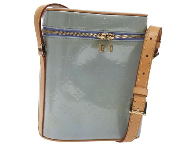 LOUIS VUITTON Sac Vertical Sullivan Monogram Vernis Lavande M91258 Auth am8703