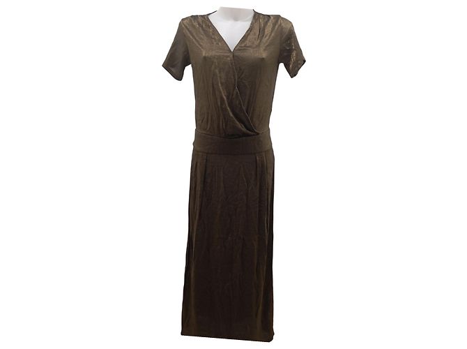 Swildens grün satiniertes Kleid Größe 38