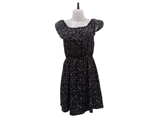 The Kooples Schwarzes Sternenkleid The Kopples Größe 42