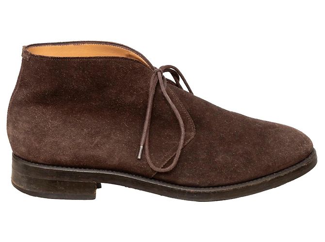 Autre Marque Chaussures à lacets J. Glen en daim marron