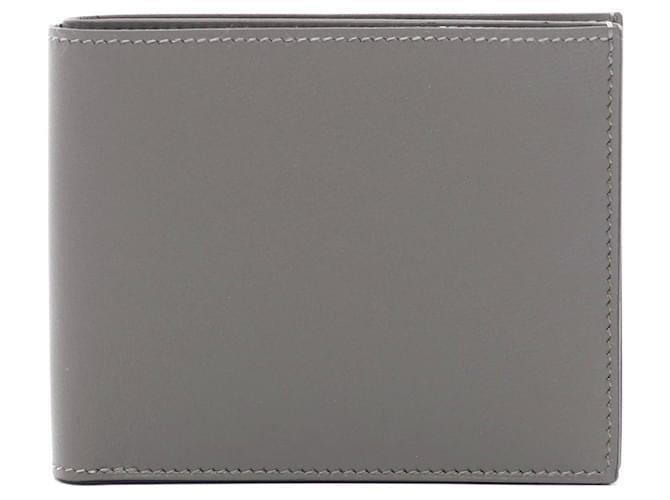 Hermès Hermes Citizen Twill Compact Wallet Grey Leather Pony-style calfskin  ref.2311221