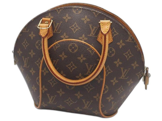 Louis Vuitton Ellipse Monogram Bolsa de couro Monograma