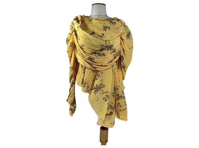 Preen By Thornton Bregazzi Bluse Gelb aus Polyester