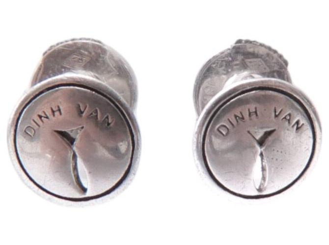 ORECCHINI DINH VAN PUNTA IN ARGENTO STERLINO 925
