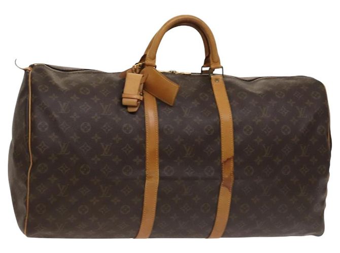 LOUIS VUITTON Monogram Keepall 60 Boston Tasche M41422 LV Auth bs26301 Monogramm